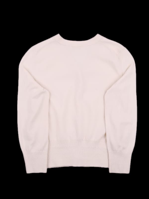 코튼 브이넥 긴팔가디건