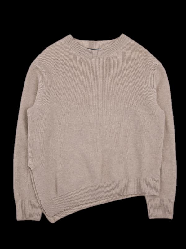 캐시미어 라운드 긴팔니트