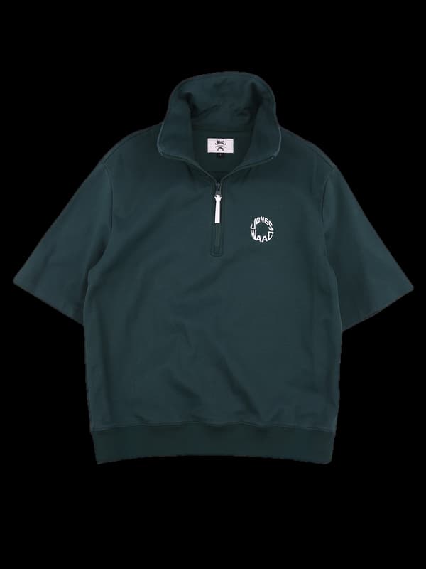 서클 로고 자수 카라 반팔