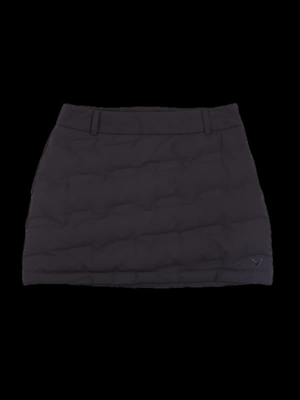 로고 패딩 스커트