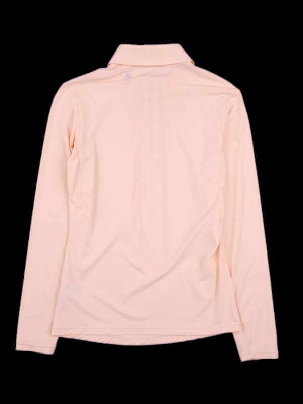 로고 기능성 카라 긴팔