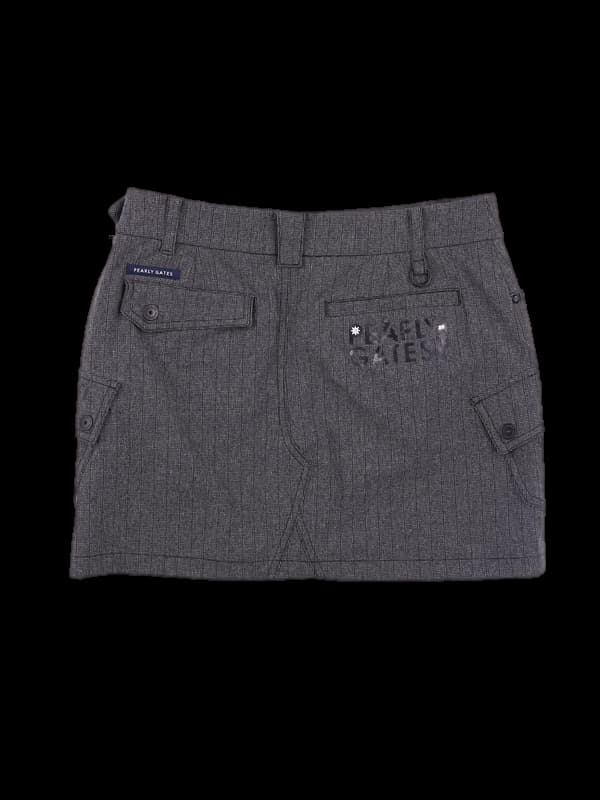 포켓 체크스커트