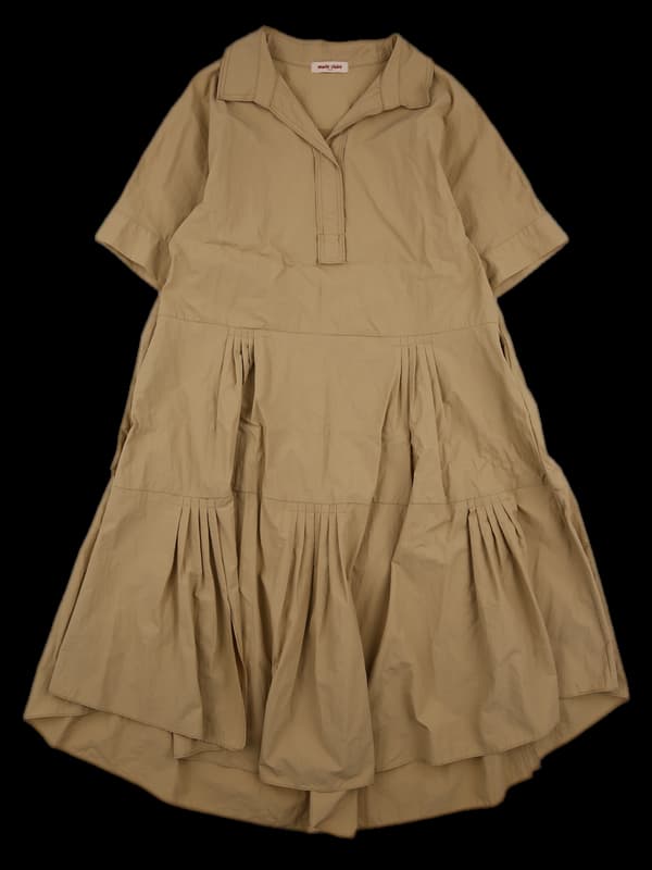 나일론 카라 원피스