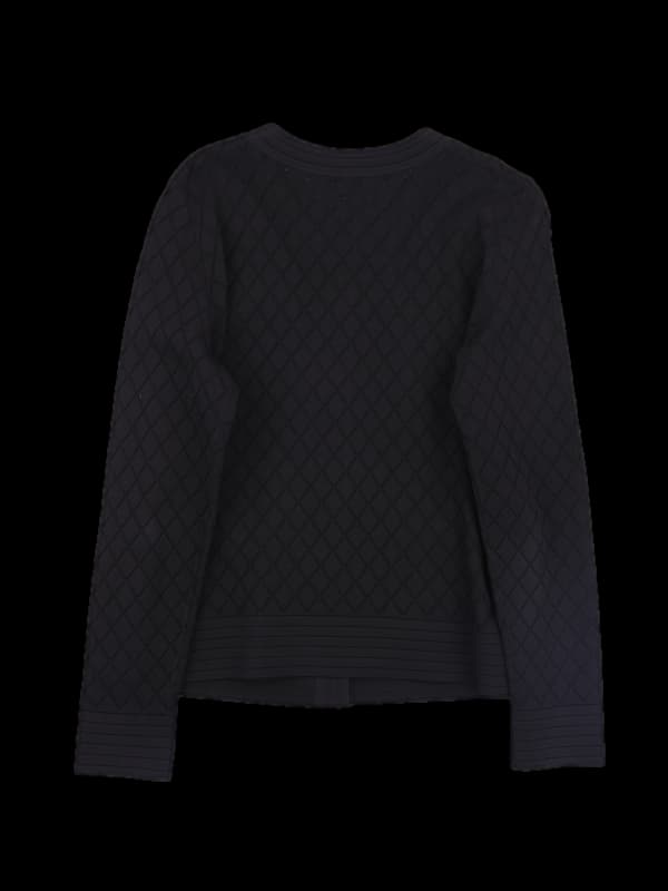 펄단추 장식 긴팔가디건