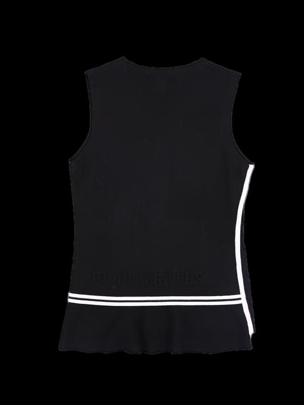 로고 언발 니트베스트