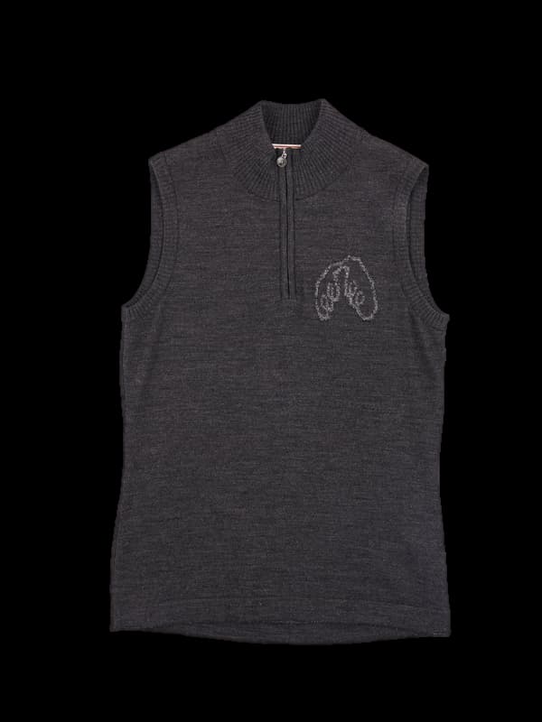 울 하프집업 니트 베스트