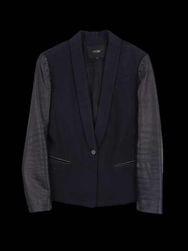 가죽 여성 자켓