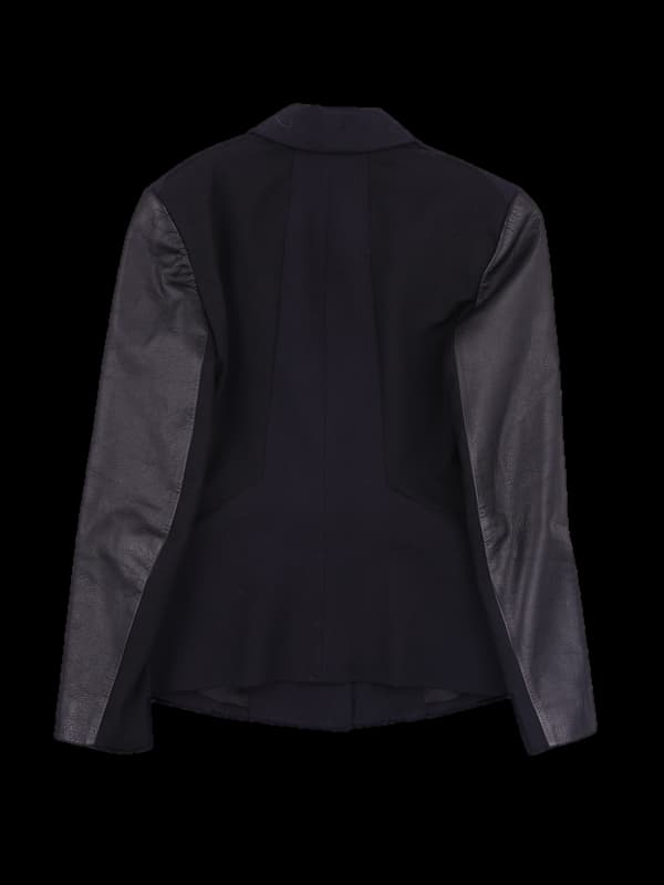 가죽 여성 자켓