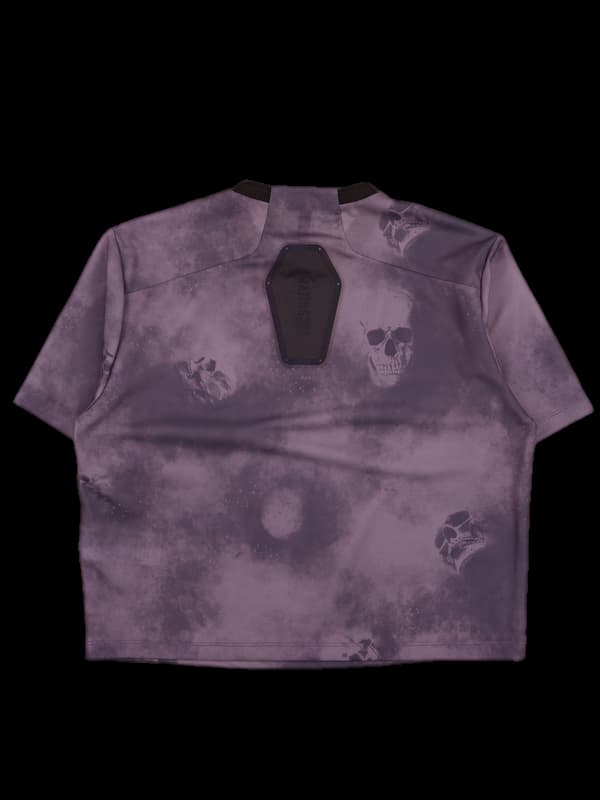 패턴 라운드 반팔