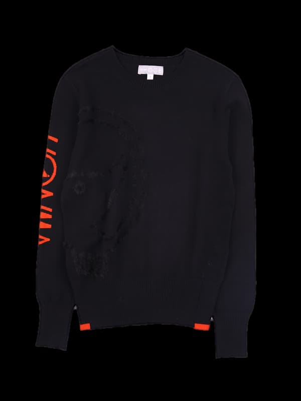 레이온 털포인트 긴팔니트