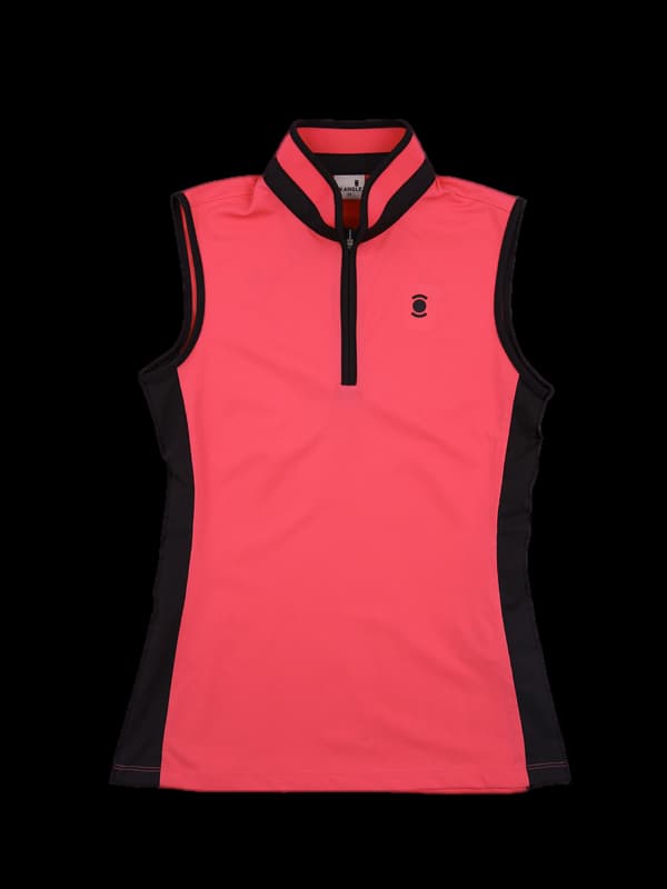 하프집업 민소매