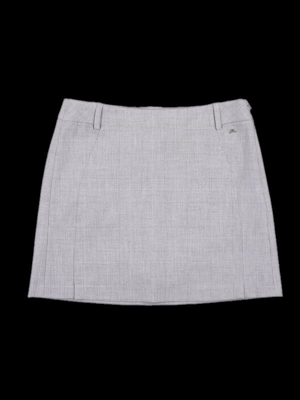 레이온 체크 미니스커트