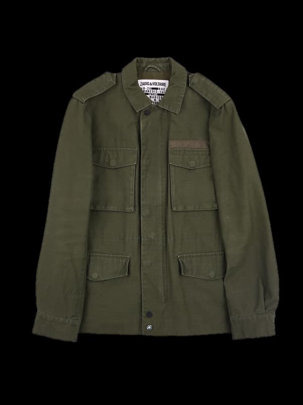 코튼 야상 숏자켓