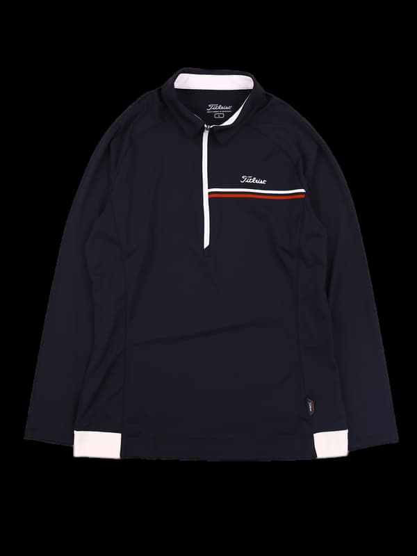 로고 반집업 긴팔