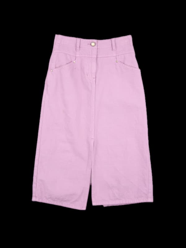 밴딩 데님 스커트