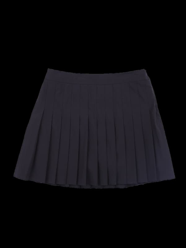 폴리 플리츠 스커트