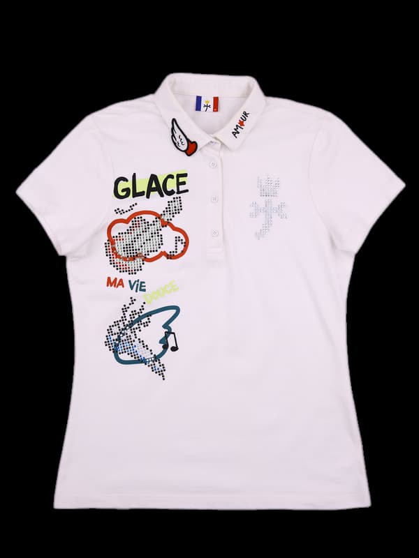 프린팅 카라 반팔