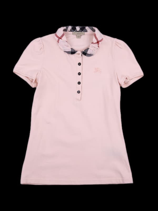 프릴 반팔 카라티