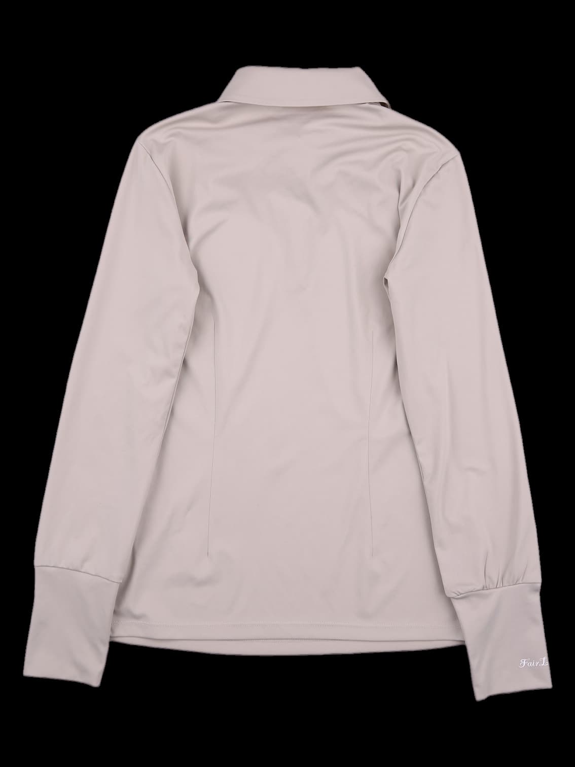 리본 긴팔 카라티