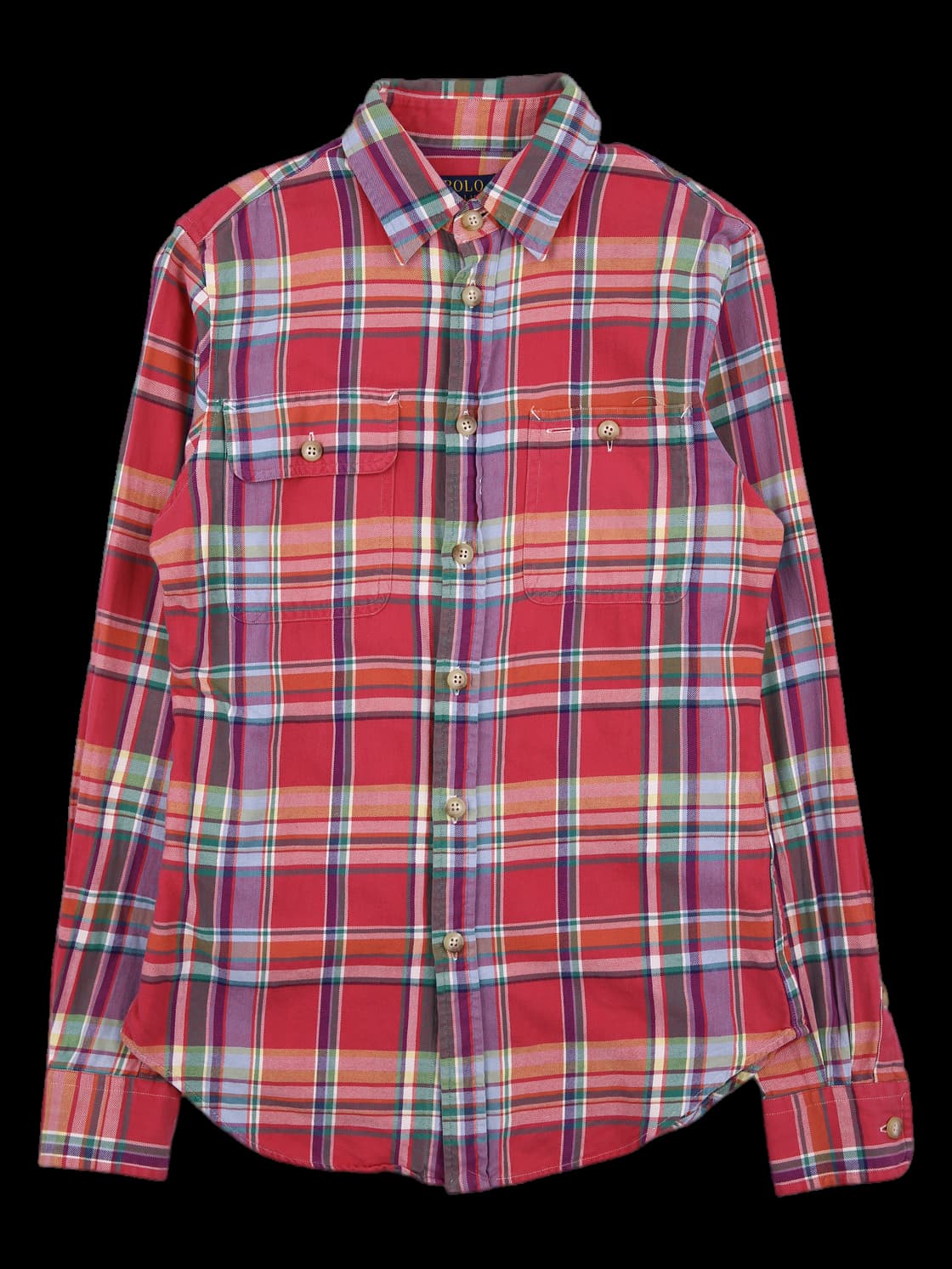 긴팔 체크 셔츠