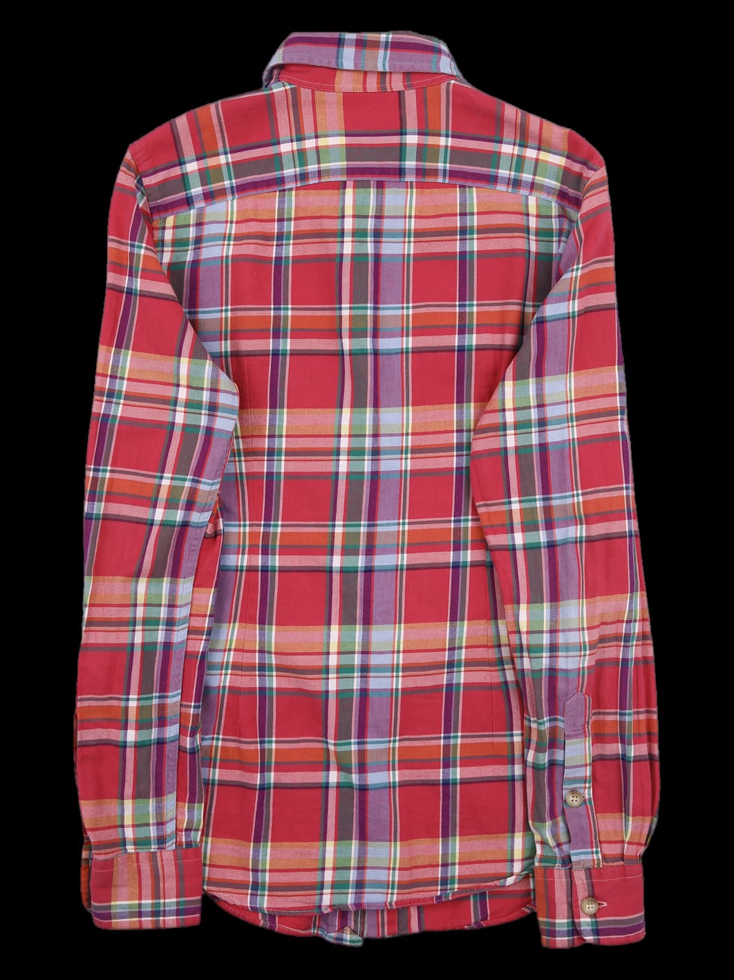 긴팔 체크 셔츠