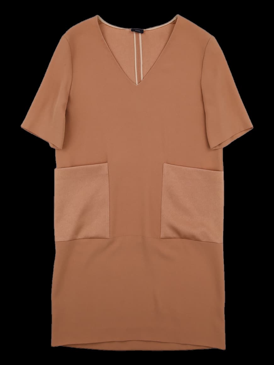 포켓 반팔 원피스