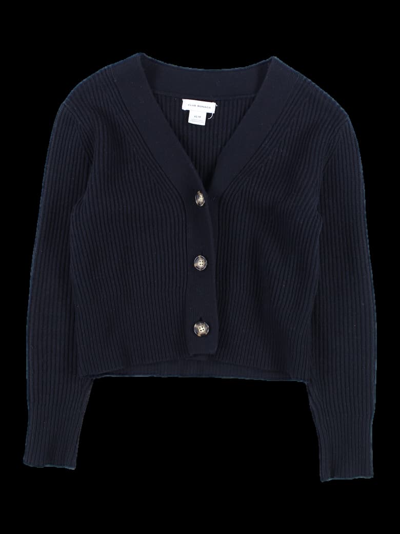 빅 버튼 브이넥 가디건