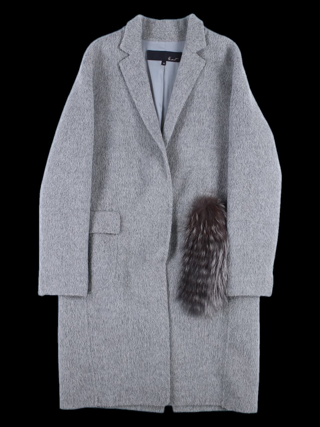 카라 긴팔 코트