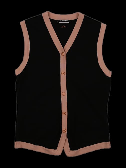 버튼 니트 베스트