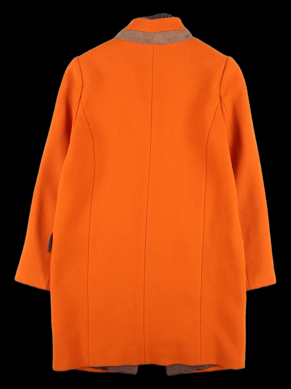 니트 카라 코트