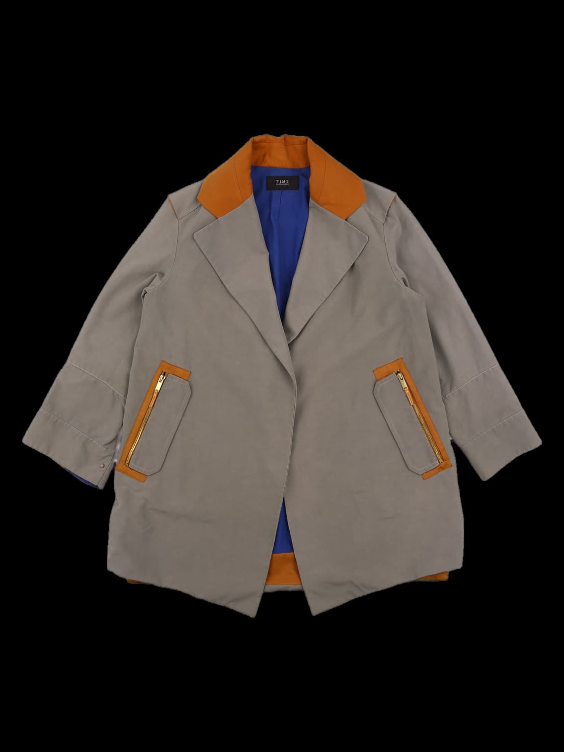 오픈 카라 자켓