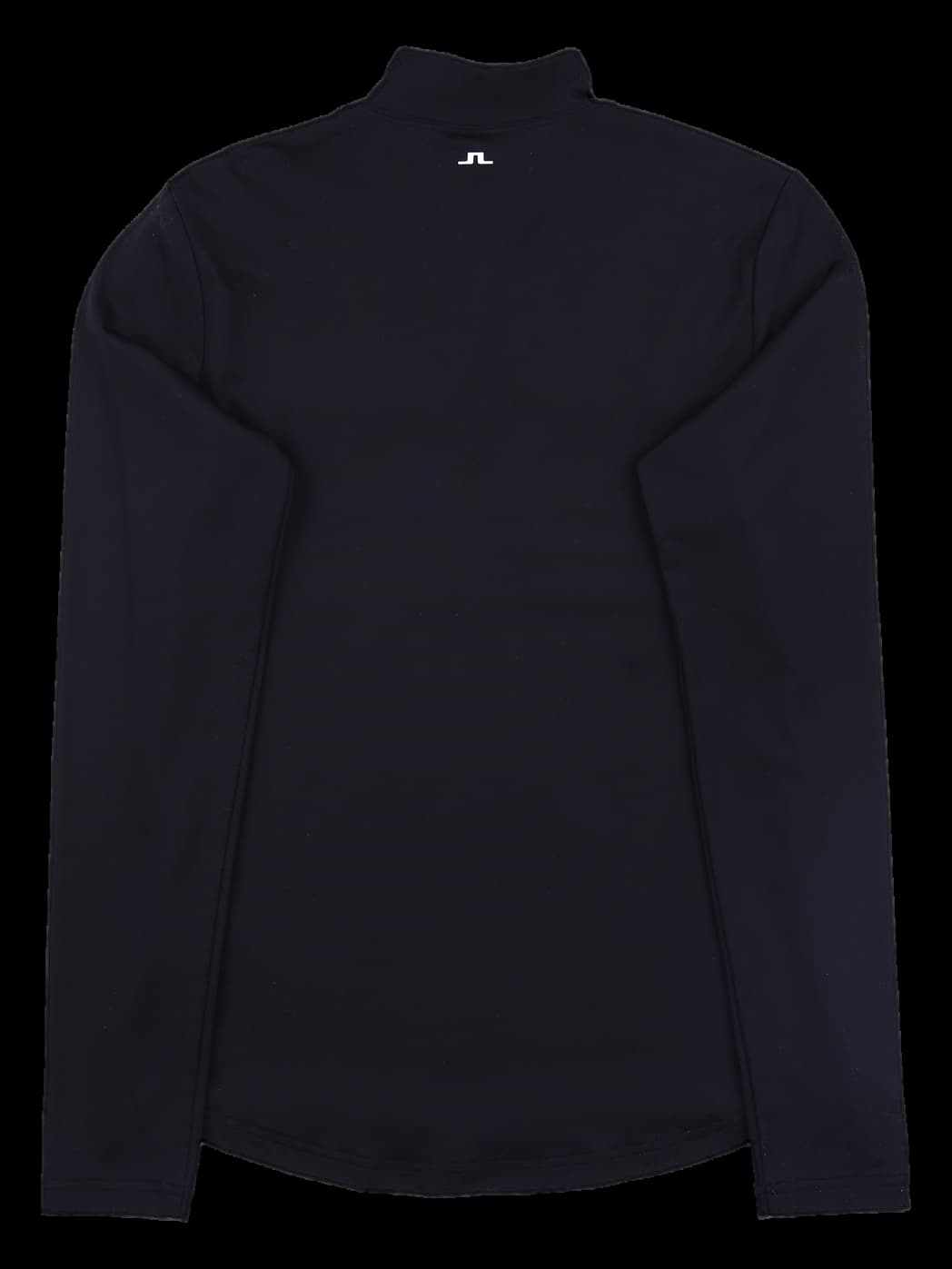 배색 긴팔 하프집업