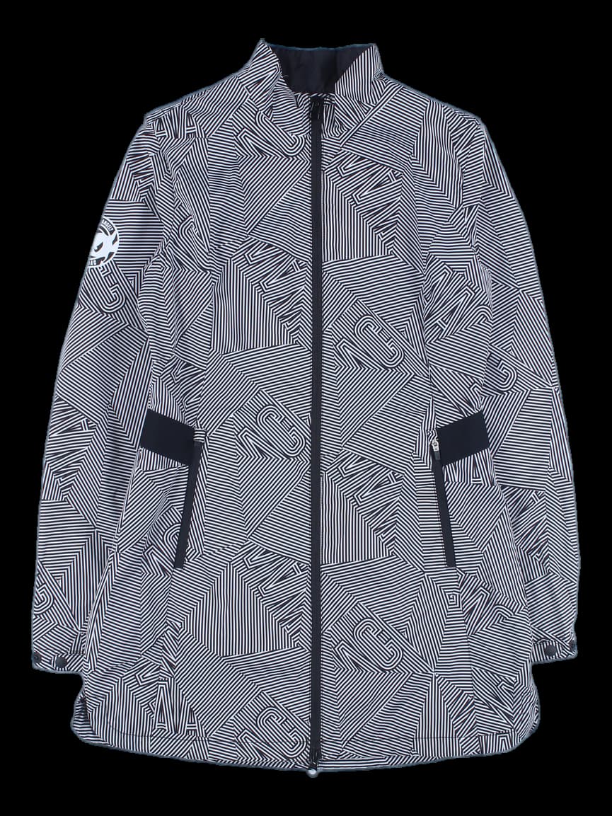 허리 포인트 바람막이