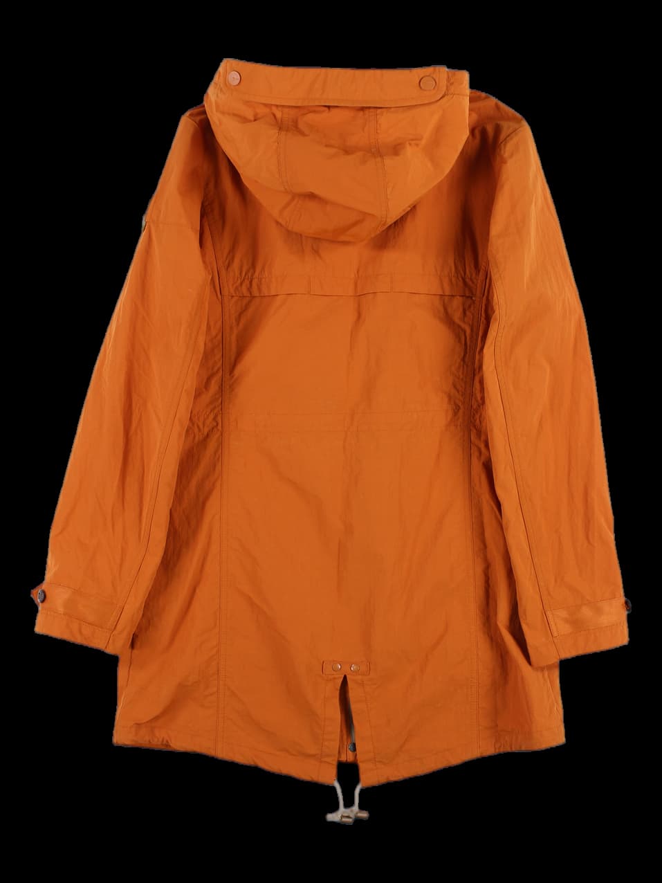 후드 스트링 롱 자켓