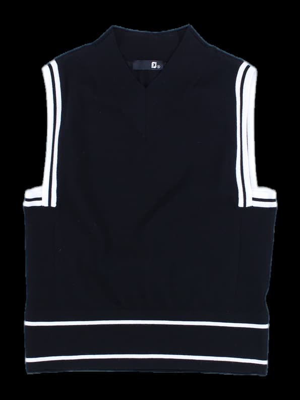 브이넥 니트 베스트