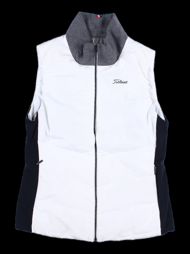 하이넥 패딩 베스트