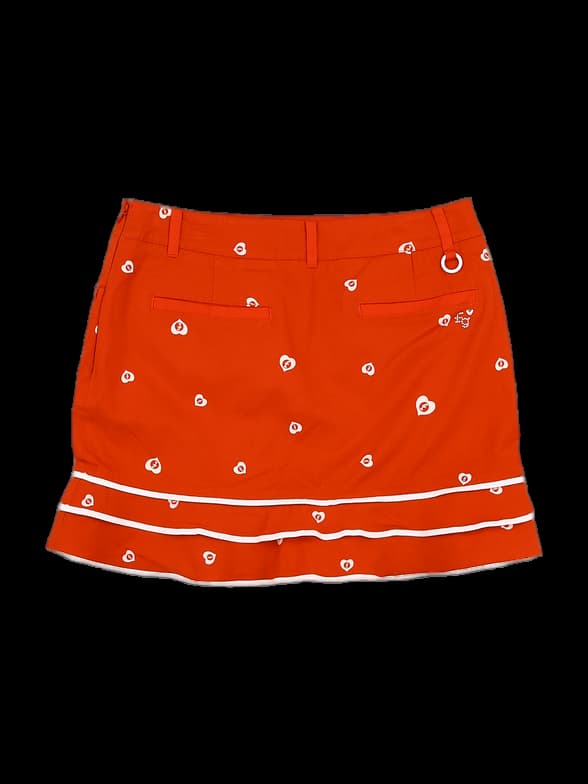 하트 패턴 골프 스커프