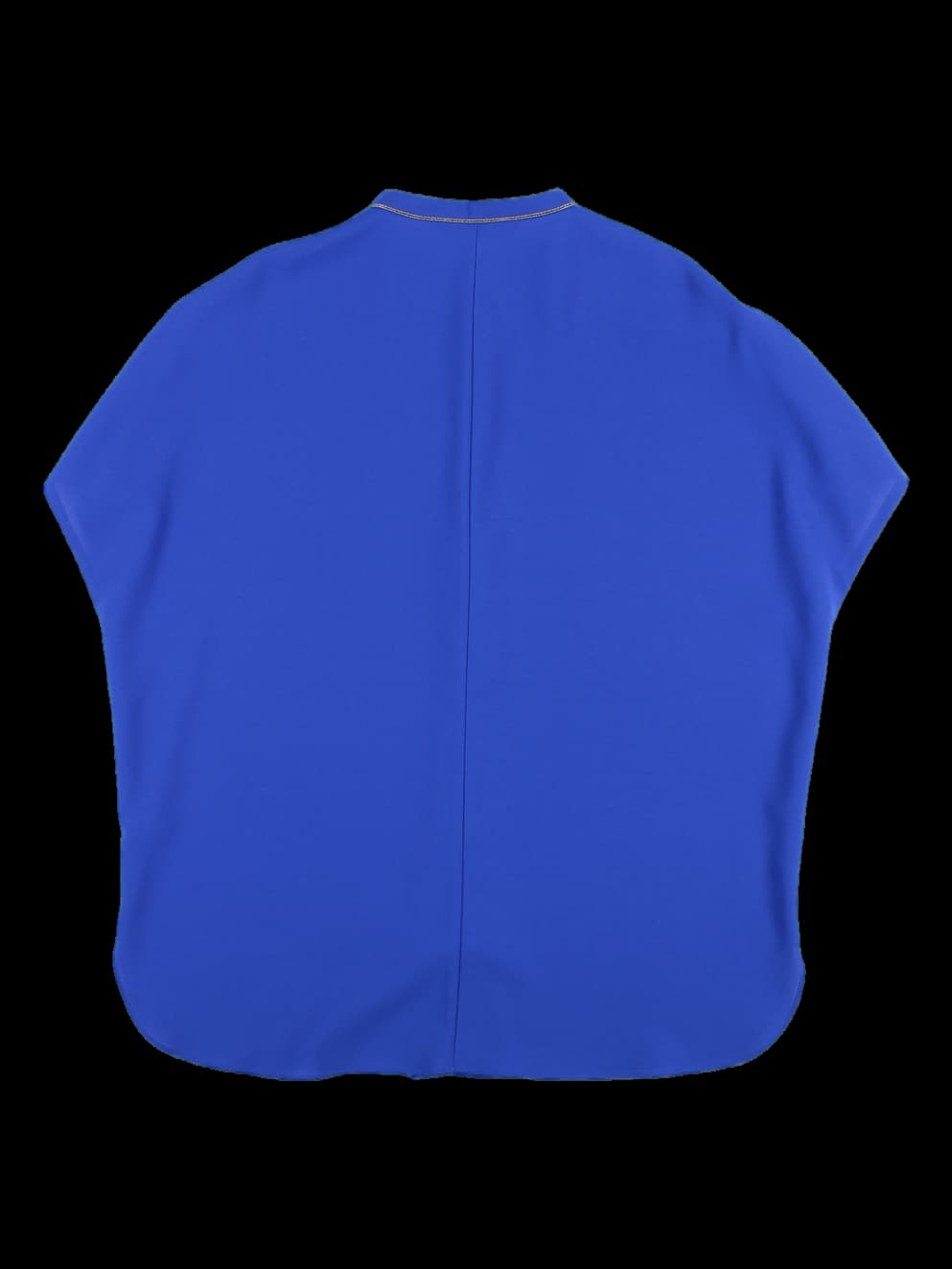 노카라 반팔 블라우스