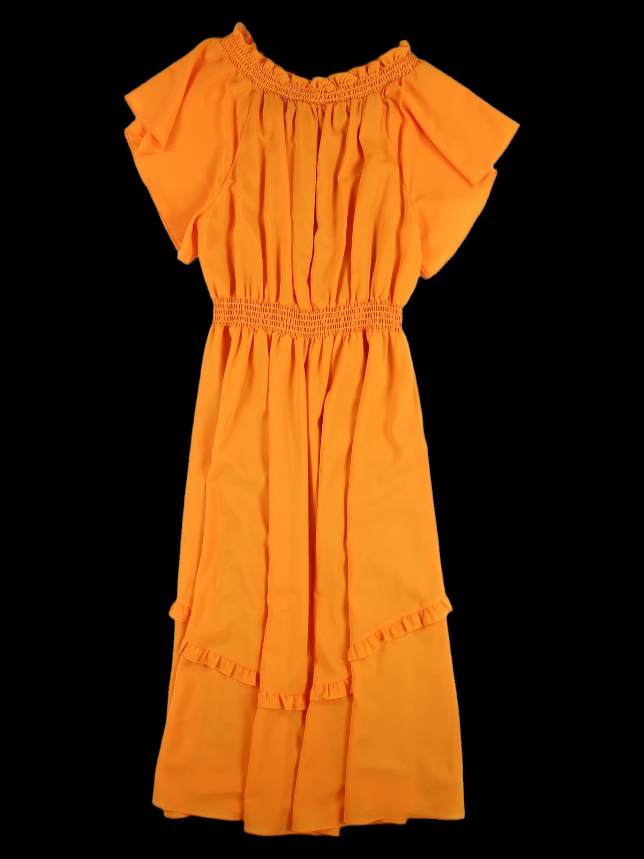 프릴 롱 원피스