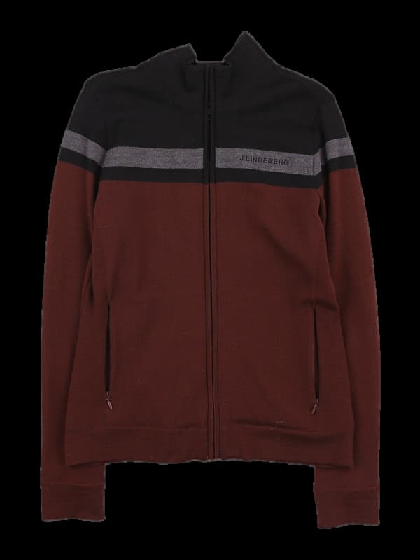 줄무늬 패턴 집업