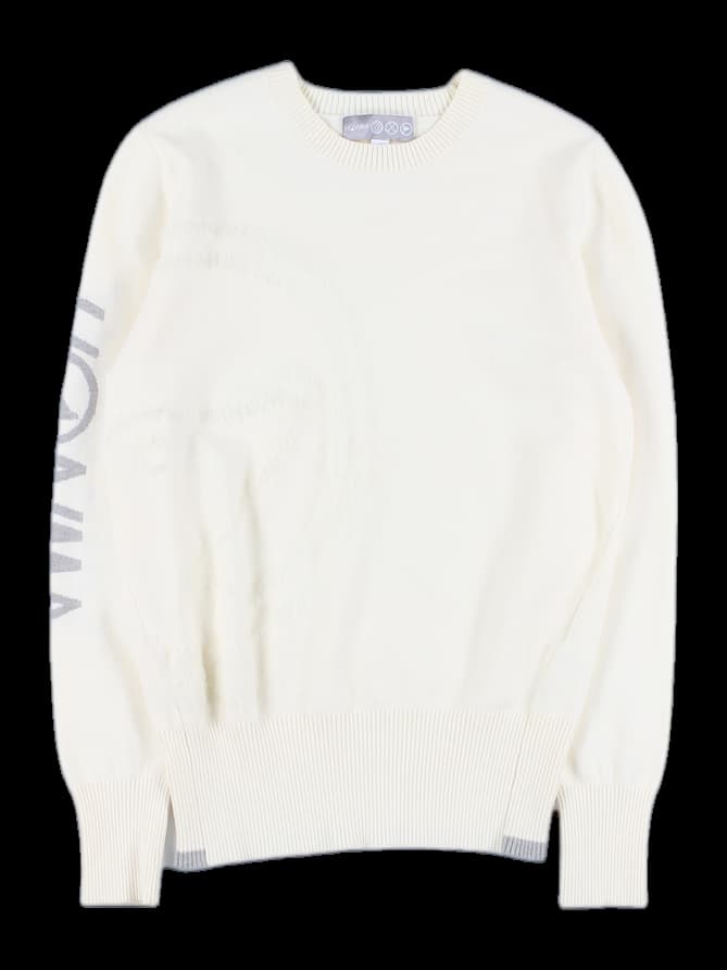 로고 긴팔 니트