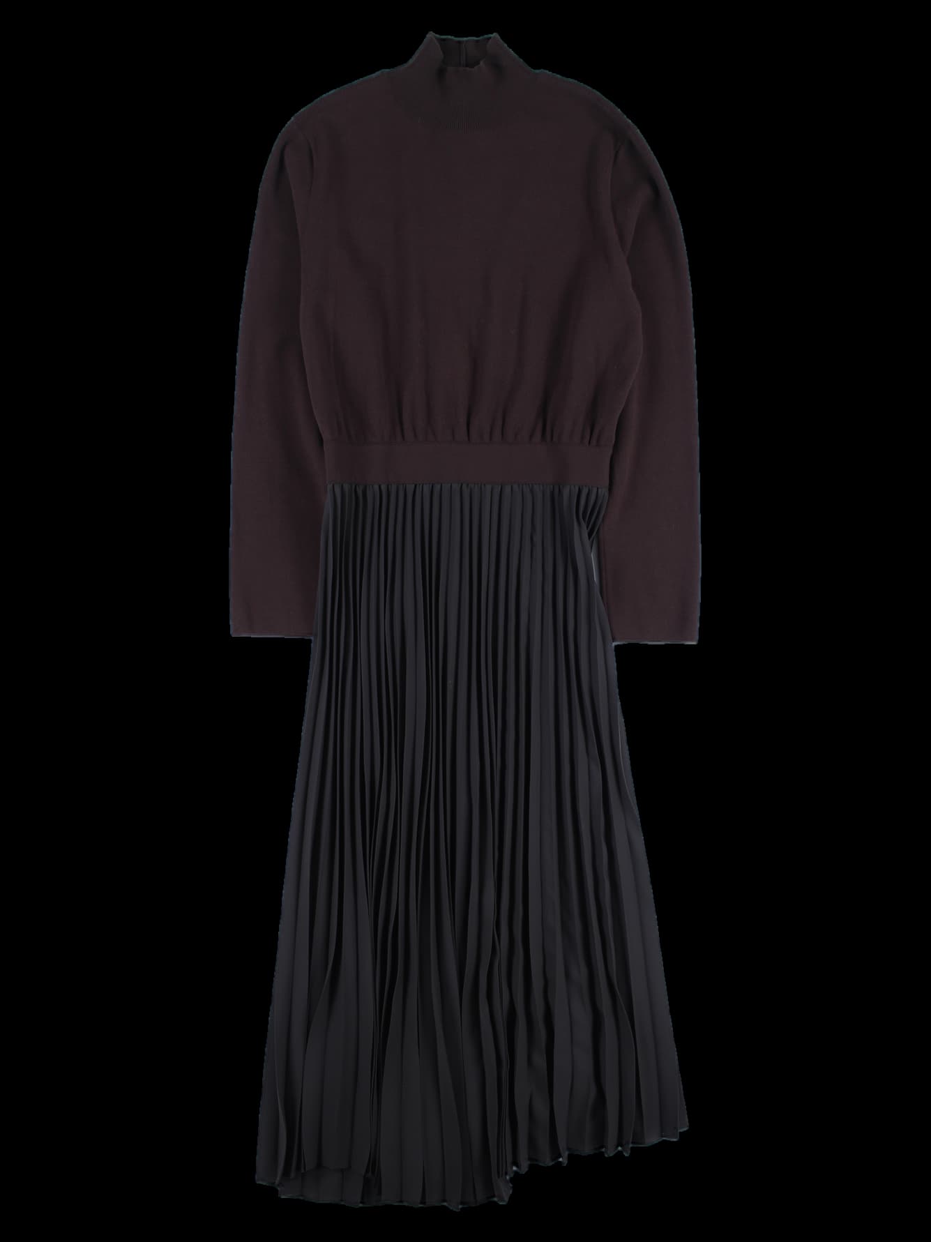 니트 플리츠 원피스