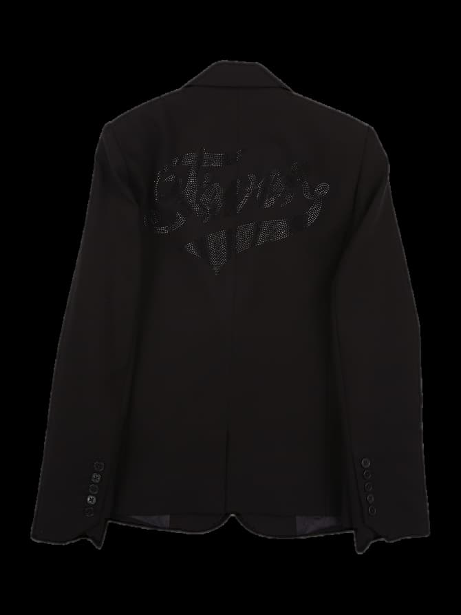 원 버튼 긴팔 자켓