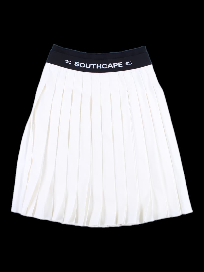 로고 포인트 밴딩 플레어 원피스