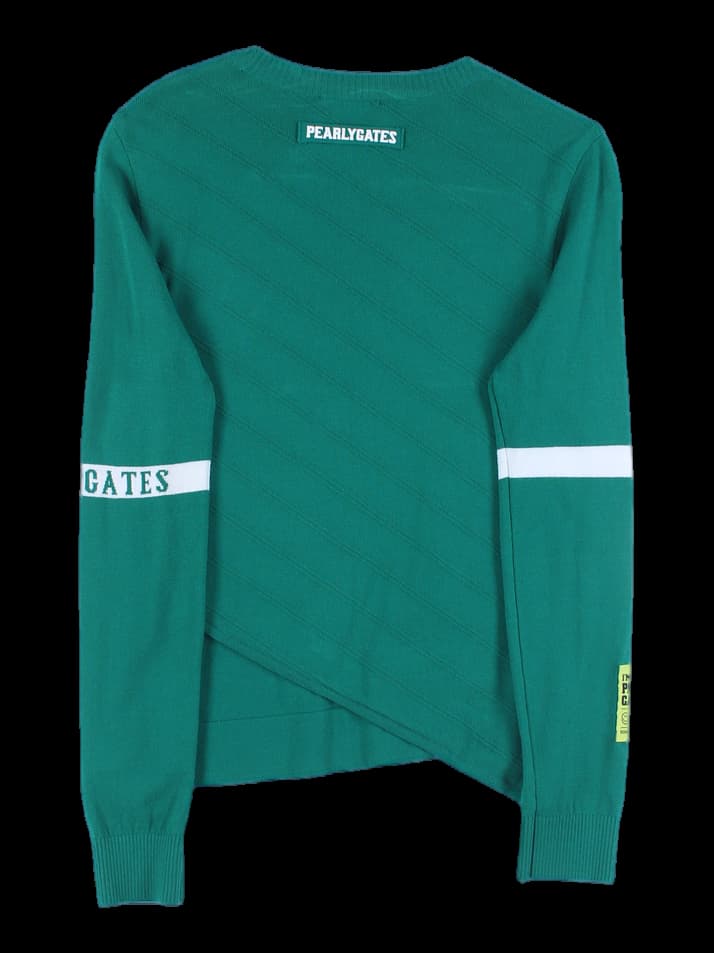 빅로고 라운드 니트