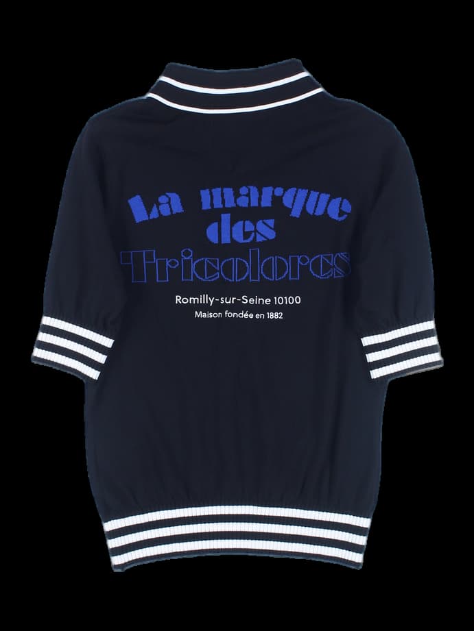 줄무늬 골프 카라 반팔티