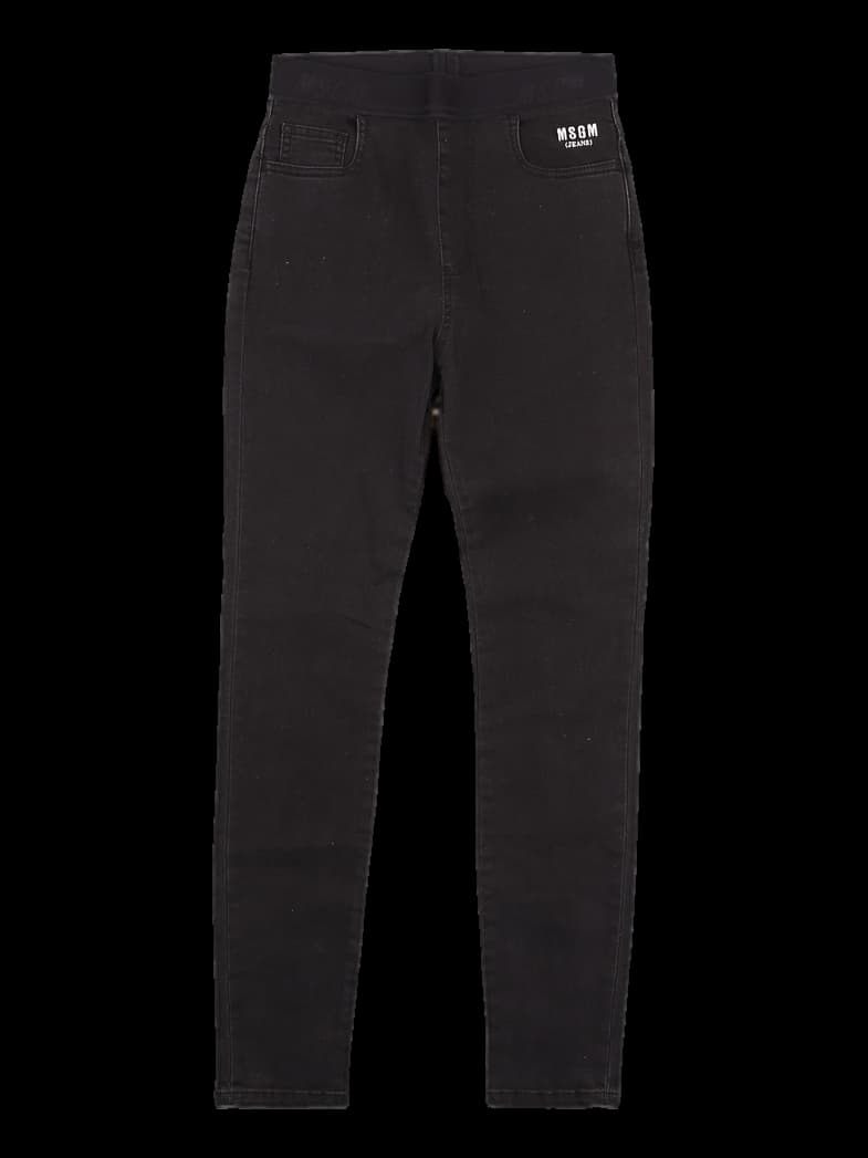 밴딩 스키니 데님 팬츠