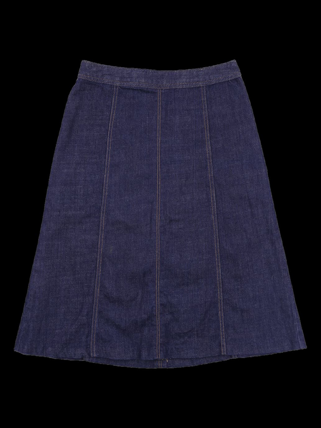 데님 스티치 스커트