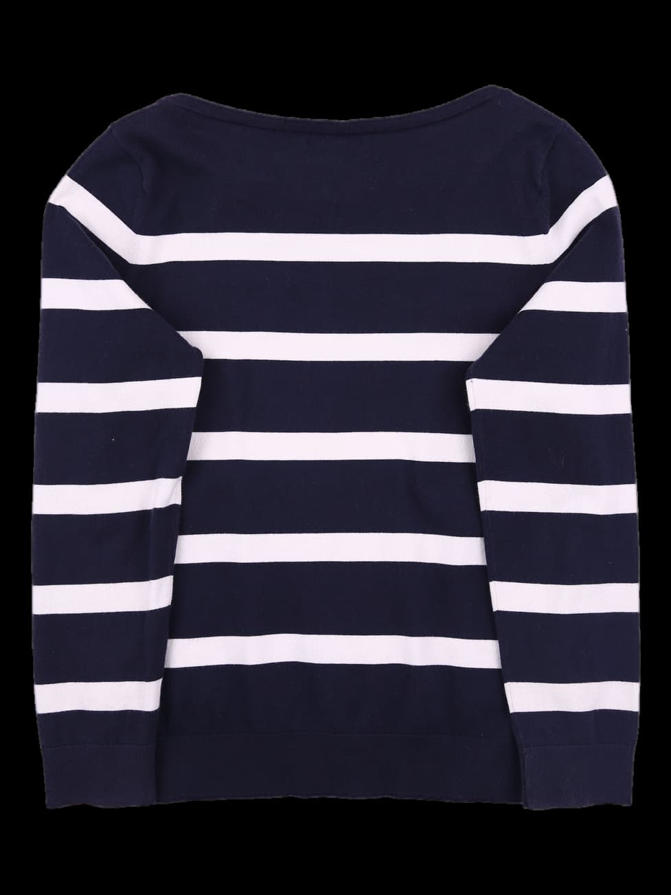 보트넥 스트라이프 니트