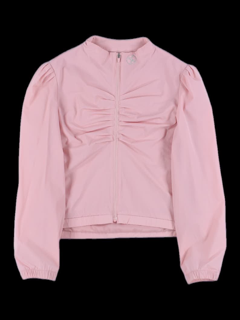 셔링 바락막이 집업 자켓